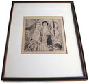Marie Laurencin Etching Filles au Violoncelle