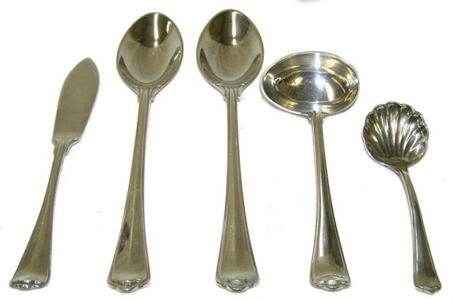 45pc Buccellati San Marco Sterling Flatware Set