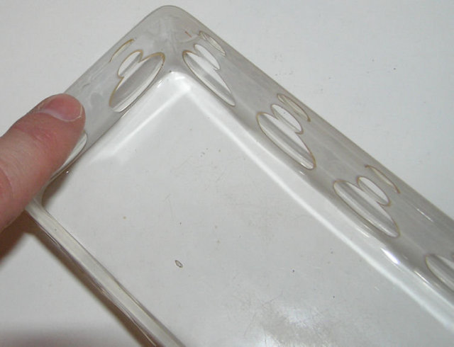 Antique Cased Glass Candy Dish or Box