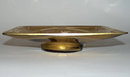 Gilded Enamelled Footed Glass Platter