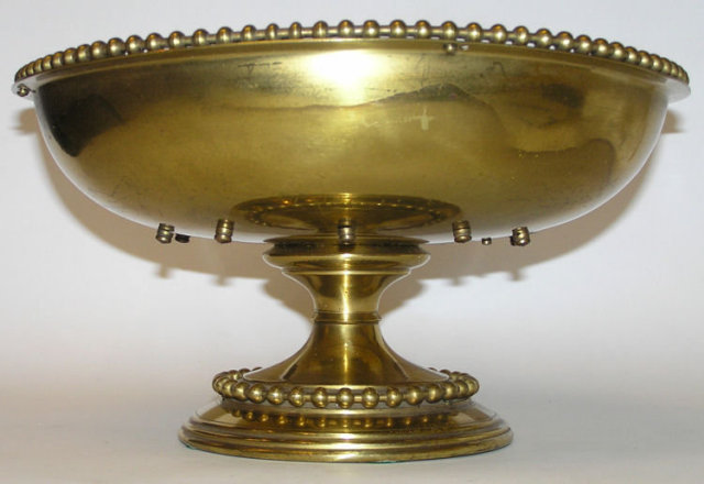 Champleve Enamelled Brass Bowl
