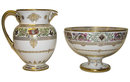 Sevres Fountainebleau Pitcher & Bowl