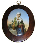 Orientalist Middle Eastern Porcelain Plaque