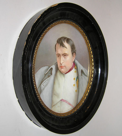 Porcelain Plaque Portrait of Napoleon
