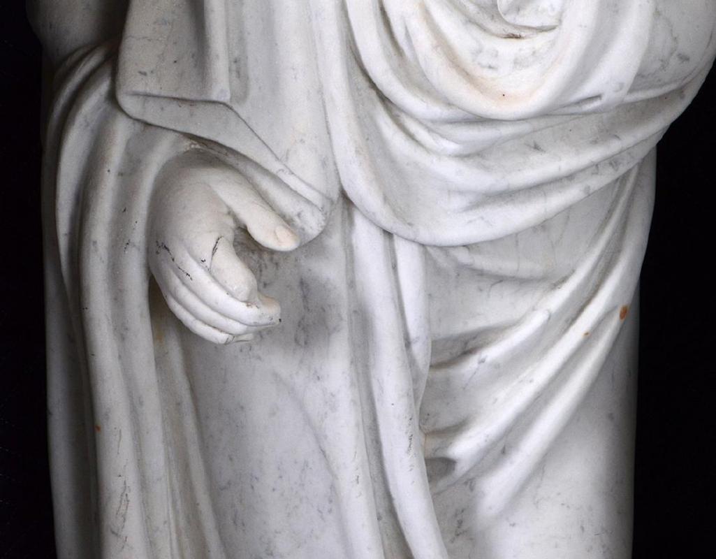 Set of Four Allegorical Marble Statues Representing the Four Seasons