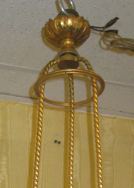 Louis XVI Style Bronze and Glass Chandelier Possibly by Baccarat