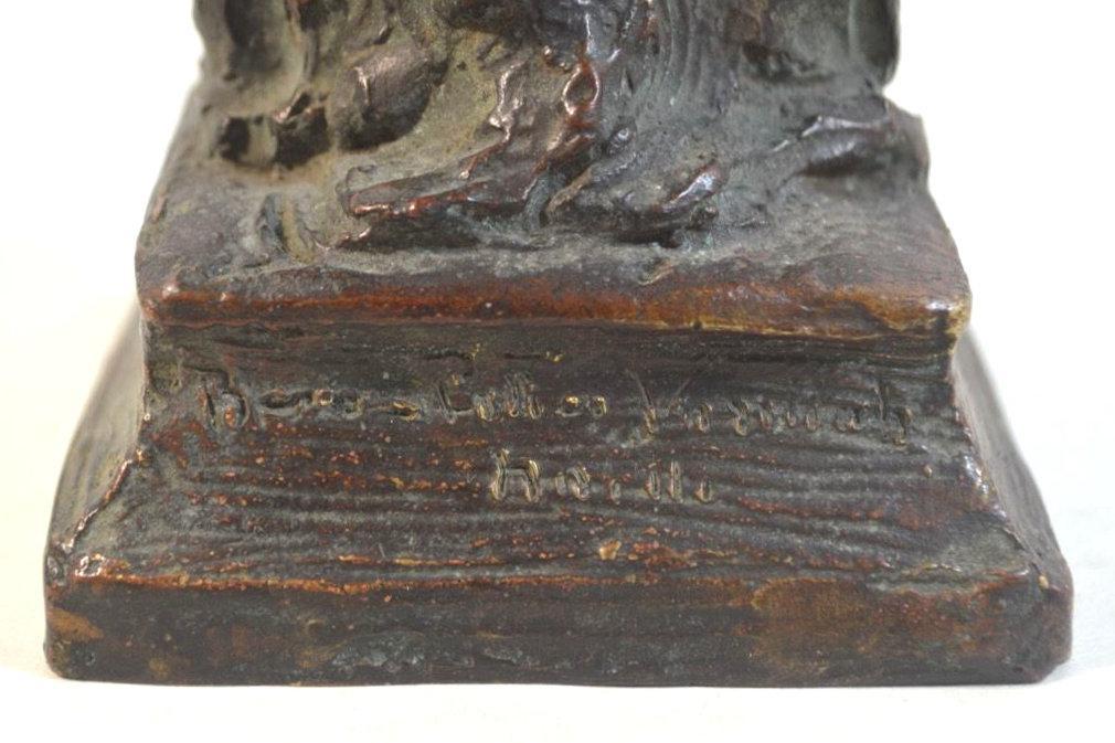 Bessie Potter Vonnoh (1872-1955) Bronze Figurine Sculpture of Girl