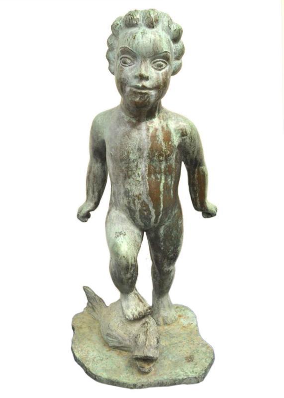 Wheeler Williams (1897-1962) Attributed Bronze Garden Fountain Sculpture