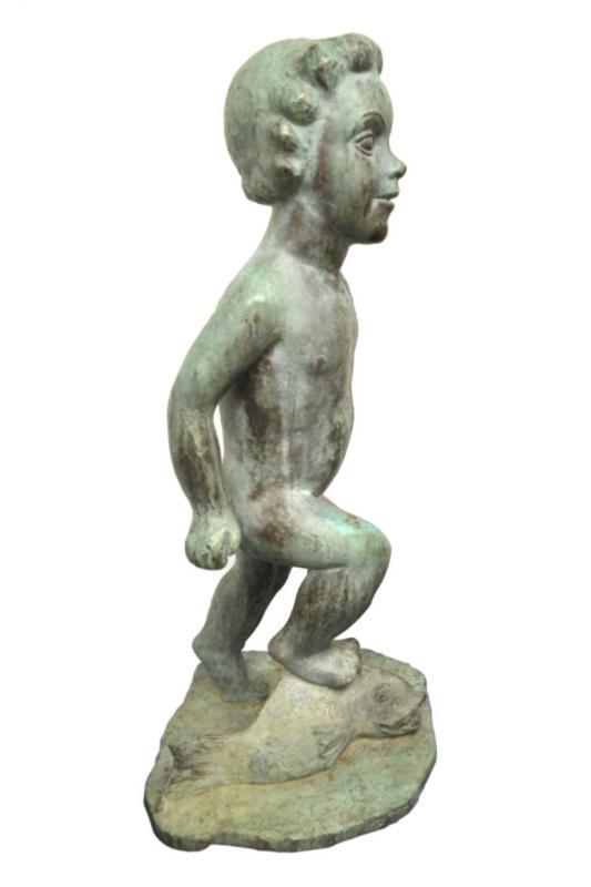 Wheeler Williams (1897-1962) Attributed Bronze Garden Fountain Sculpture