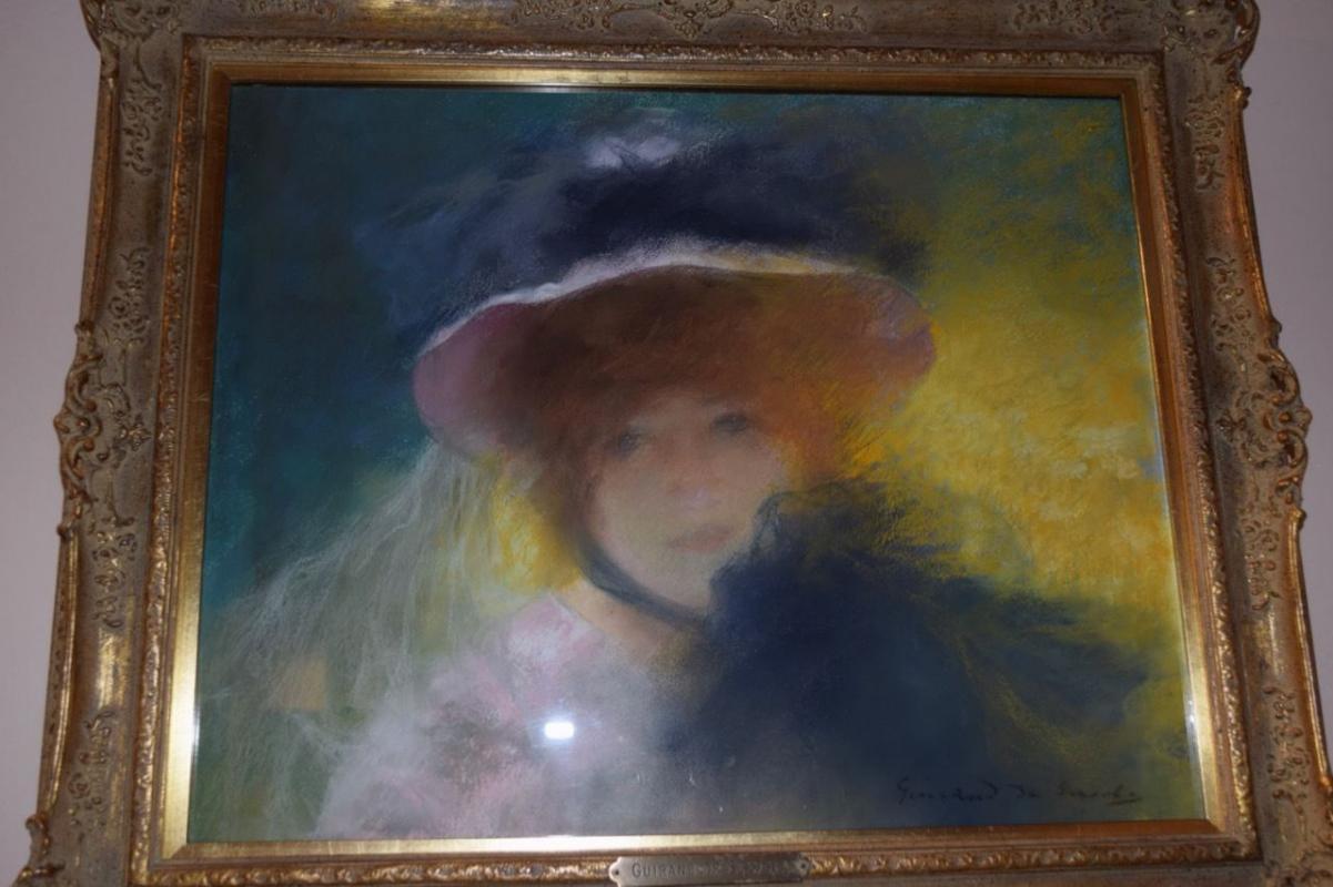 Lucien Victor Guirand de Scevola Attributed Figurative Pastel