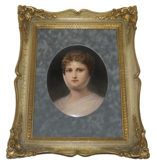 Prussian Queen Luise Porcelain KPM Plaque