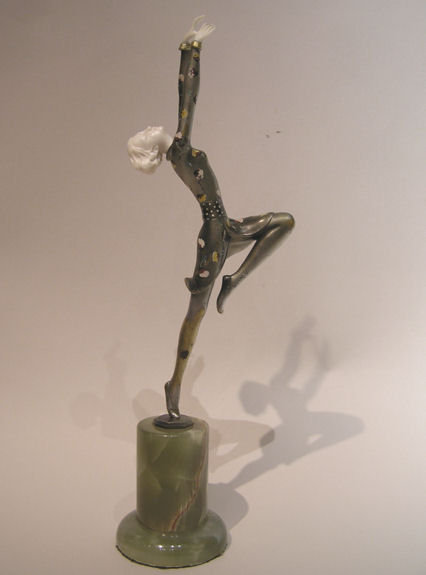 Lorenzl Bronze Crejo-Decorated Sculpture