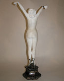 COLINET Art Deco Marble Figurine Sculpture