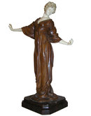 Paul PHILIPPE Wood Chryselephantine Figurine