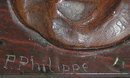 Paul PHILIPPE Wood Chryselephantine Figurine