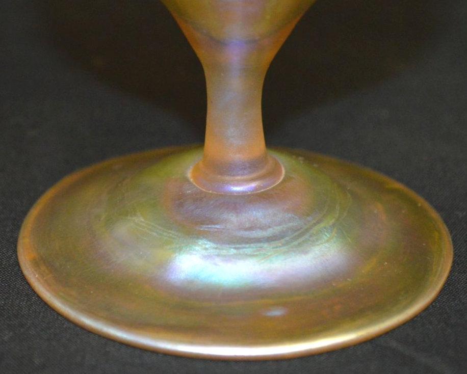 Tiffany Art Nouveau Period Favrile Glass Floriform Vase from 1905