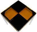 Gabriella Huseman Amber Glass Side Table