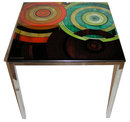 Gabriella Huseman Stained Glass Side Table