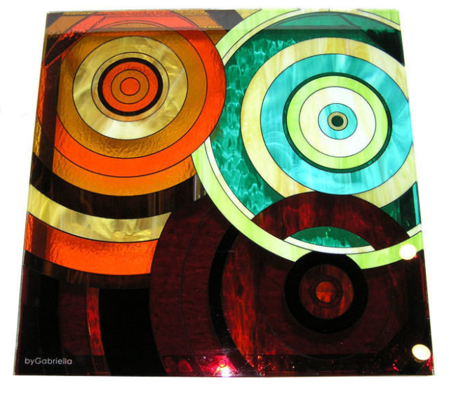Gabriella Huseman Stained Glass Side Table