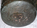 Large Antique English Copper Cauldron Kettle