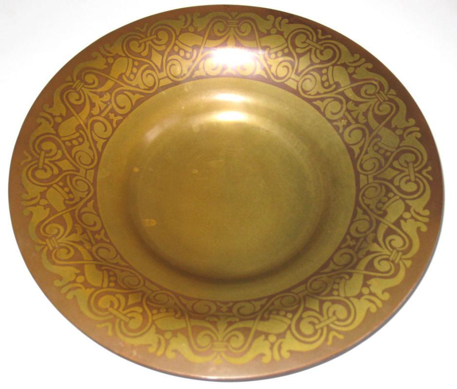 Antique Tiffany & Co. Gilt Bronze Plate / Charger