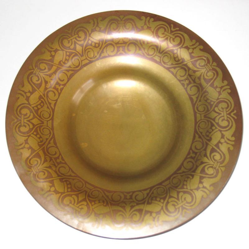 Antique Tiffany & Co. Gilt Bronze Plate / Charger