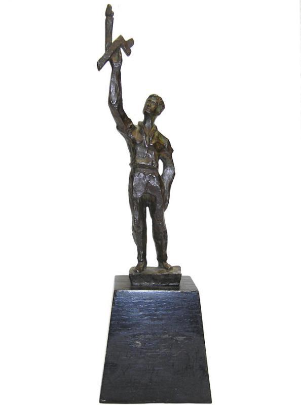 Chaim Gross Bronze Figurine Sculpture
