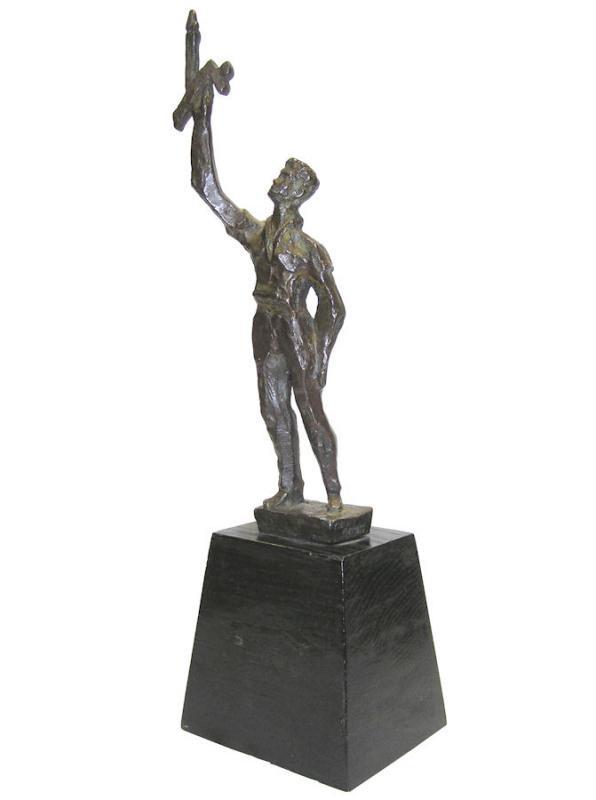 Chaim Gross Bronze Figurine Sculpture