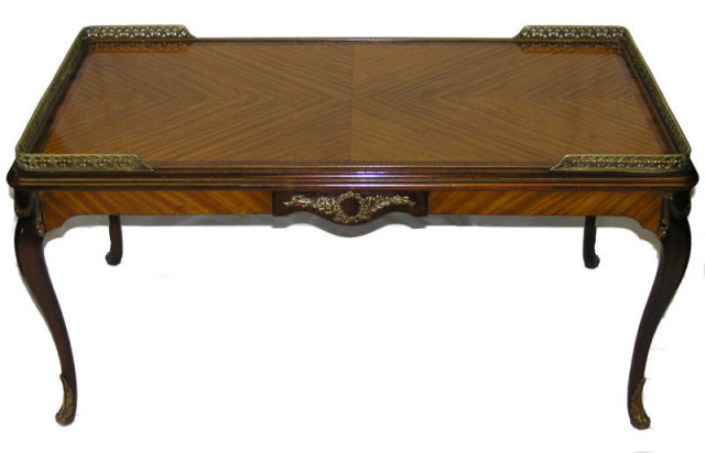Louis XV Style Satinwood Coffee Table