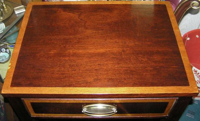 Pair Federal Regency Style Side End Tables