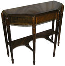 Art Deco Transitional Mahogany Console Table