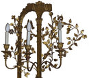 Neoclassical Giltwood & Metal Wall Sconce