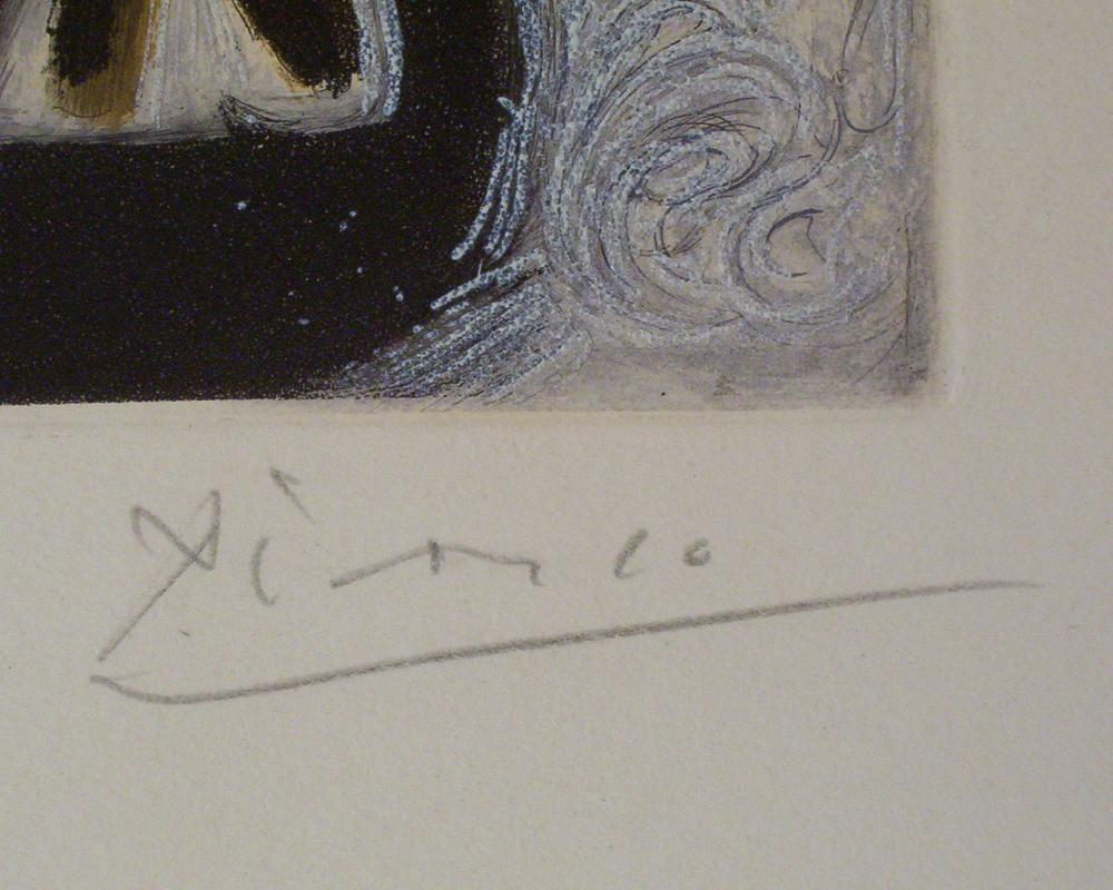 Nature Morte, Crane, Oursins et Oignon Aquatint After Picasso
