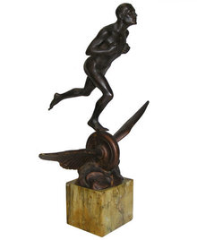 Art Deco MULLER Bronze Sculpture