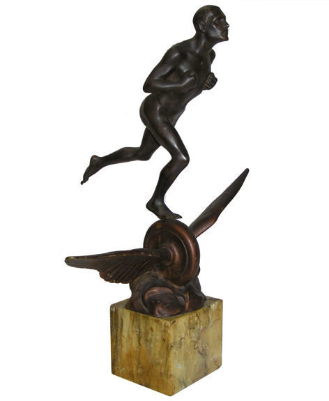 Art Deco MULLER Bronze Sculpture