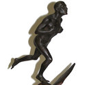 Art Deco MULLER Bronze Sculpture