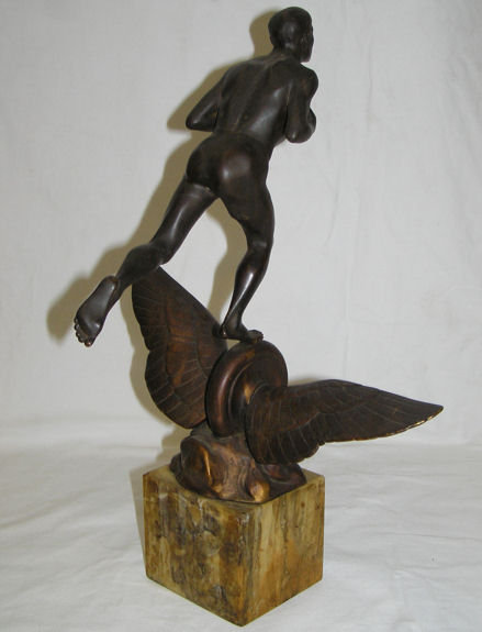 Art Deco MULLER Bronze Sculpture