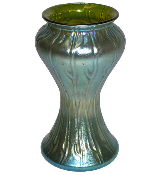 Loetz Creta Silberiris Neptun Glass Vase