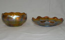 Tiffany Favrile Glass Bowl & Underplate