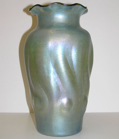Kralik Iridescent Bohemian Glass Vase