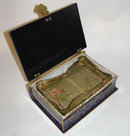 Antique Sevres Style Porcelain Book Form Box