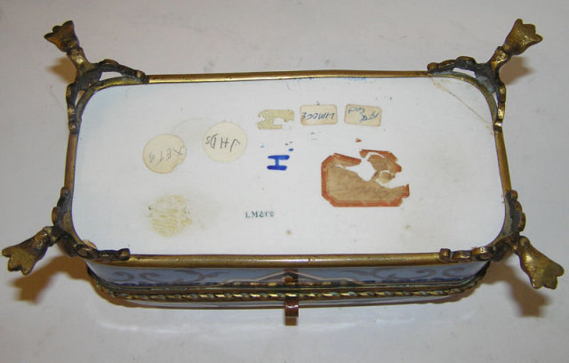 Antique LM & Cie Islamic Faience Dresser Box