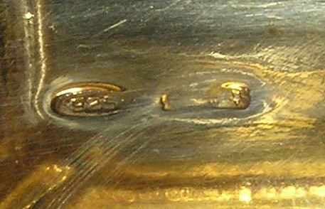 Gilt Enamelled Sterling Silver Dresser Box