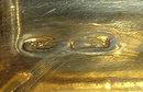Gilt Enamelled Sterling Silver Dresser Box
