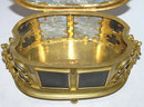 Ormolu Metal Pietra Dura Dresser Box