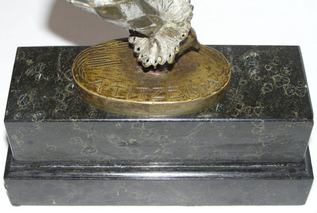 Art Deco TITZE Bronze Harlequin Figurine