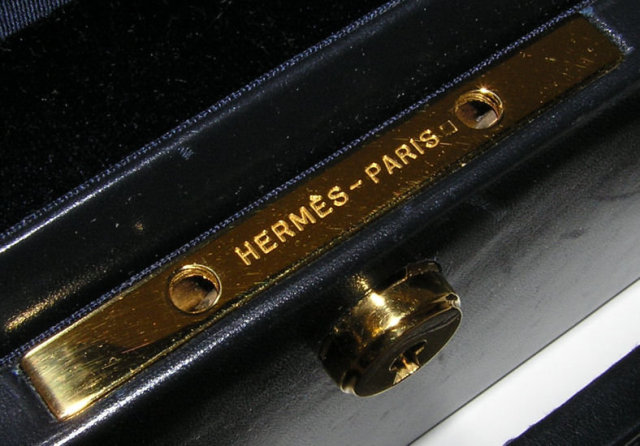 Hermes Leather Jewelry Travel Case