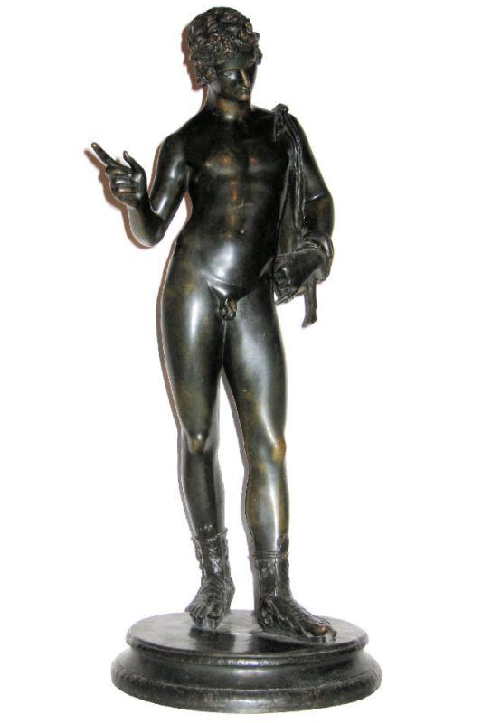 Barbedienne Bronze Sculpture of Narcissus After Gemito