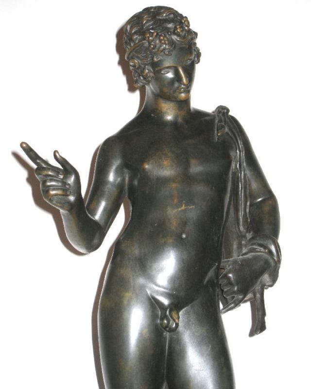 Barbedienne Bronze Sculpture of Narcissus After Gemito