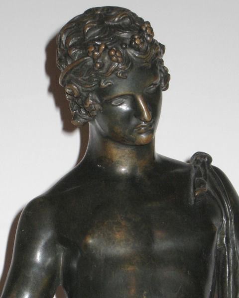 Barbedienne Bronze Sculpture of Narcissus After Gemito